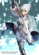 Celebration artwork of Winter Schnee by maturittto for RWBY: Amity Arena.