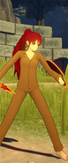 Pyrrha's pajamas in RWBY: Grimm Eclipse