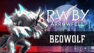 Promotional material of Beowolf for Arrowfell.