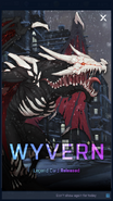 Promotional material of Wyvern's release