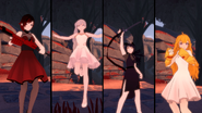 Team RWBY's Beacon Dance outfit