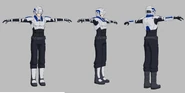 Official turnaround of the Atlesian Soldiers for RWBY Volume 6 and onwards.