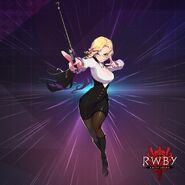 Official design of Glynda Goodwitch for RWBY: Amity Arena