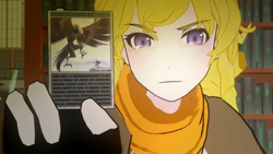 Yang summons the Giant Nevermore