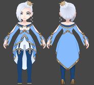 Winter's Queen Winter outfit concept art for RWBY: Amity Arena