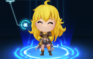 RWBY Crystal Match Yang Xiao Long's default outfit