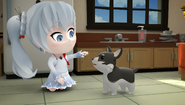 Zwei found Weiss' necklace.