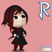 Ruby's official chibi design, as seen on Rooster Teeth's Instagram