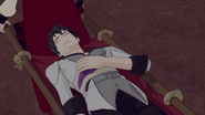 Qrow poisoned by Tyrian's venom.