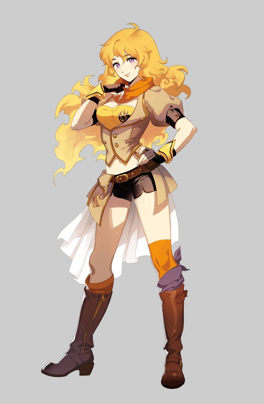 Yang Xiao Long Image Gallery Concept Art Rwby Wiki Fandom