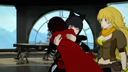 Ruby and yang reunited with Blake.