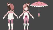 Concept art for Neo's Soft Serve outfit for RWBY: Amity Arena