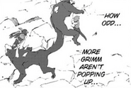 Chapter 17 (2018 manga) Velvet and Fox fighting Grimm