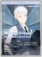 Promotional material of Whitley Schnee for RWBY ARCHIVES Remnant Promenade Vol. 1-8