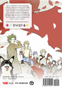 RWBY The Official Manga Vol. 3 Beacon Arc (3) back cover
