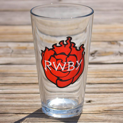 RWBY Pint Glass Ruby 