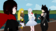 Team RWBY at the Vale Port Docks