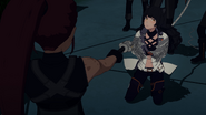 Blake tries to talk sense into Ilia, who stands firm.