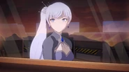 Weiss looks out to the horizon.
