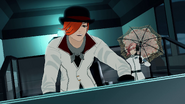 Roman Torchwick being pleased about his escape.