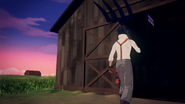 Main Barn, with another barn in the distance