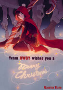 A Christmas poster featuring Ruby