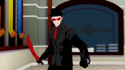 The red-bladed weapon used by many henchmen.