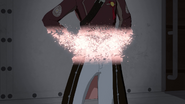 Neo's usage of her Semblance to solely disguise her clothes