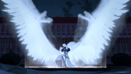 Weiss attempting to summon her Nevermore