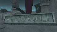 The broken sign of Kuroyuri