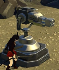 A shotgun turret.