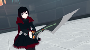 Ruby borrowing Penny's sword.