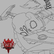 Promotional material of the young Maria Calavera's (Grimm Reaper) concept art for RWBY: Amity Arena