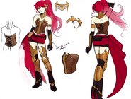 Pyrrha concept art from "Fall".