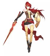 Pyrrha Nikos' artwork for the mobile game.