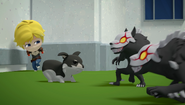 Zwei protects Jaune.