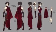 Concept art for Cinder's appearance in Volume 4