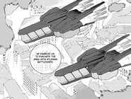 Chapter 17 (2018 manga) Atlesian battleships in Vale