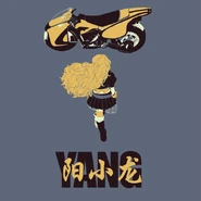 Yang and Bumblebee in the style of Akira
