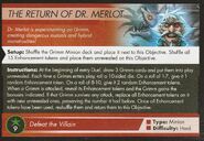 Return of Dr Merlot Objective