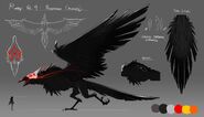 Revised Nevermore concept art for Volume 4