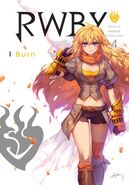 RWBY Official Manga (Vol. 4 I Burn, The states) Front cover