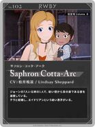 Promotional material of Saphron Cotta-Arc for RWBY ARCHIVES Remnant Promenade Vol. 1-8