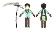 Qrow's unused Mint Chocolate Qrow concept art