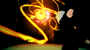 Ozpin battles Cinder in the vault.