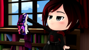 Ruby admiring a "katana"