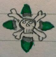 Marker/crayon/pencil drawing of Kaili's symbol, on lined paper. (Done by me)