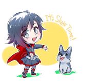 Compte à rebours promotionnel Zwei et Ruby pour RWBY Chibi Saison 1