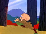 Elmer Fudd's defeat (in Rabbit Fire)