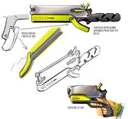 Concept art of Semi-Rifle.